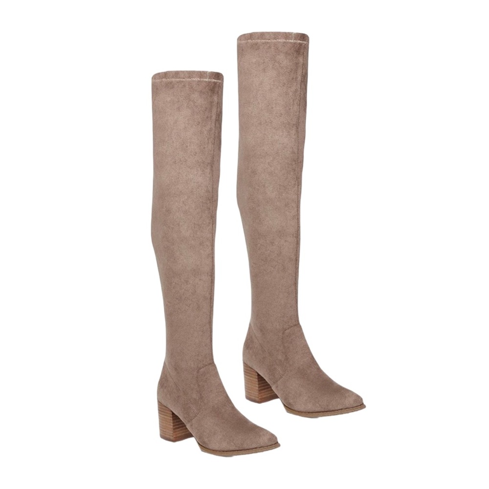 DOLCE VITA Trude Taupe Over-the-Knee Boot